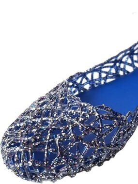 Womens Sandals Flat Jelly Shoes Slip On Hollow Out Loafers